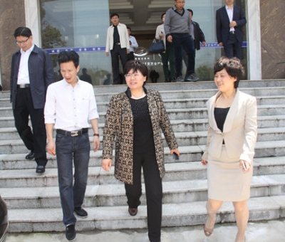 九江市臺(tái)辦主任周三連蒞臨仙客來公司視察